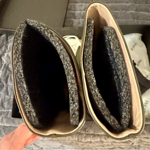 Inez Mila Olive Calf Leather Boots size 9 - Picture 5 of 8